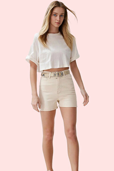 ERSEFA Kadın Şort, Bermuda, Kapri