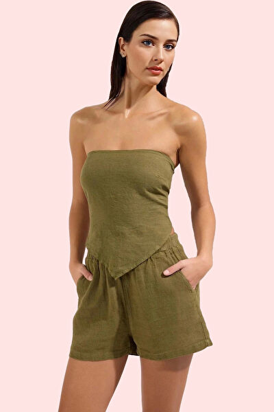 ERSEFA Kadın Şort, Bermuda, Kapri