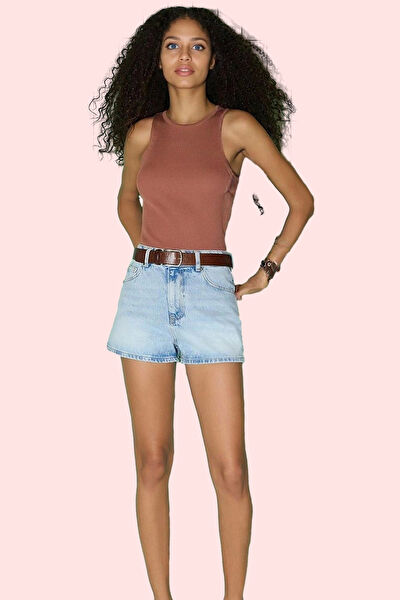 ERSEFA Kadın Şort, Bermuda, Kapri