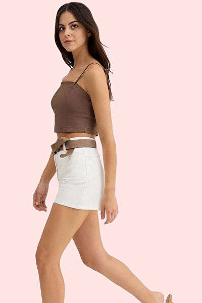 ERSEFA Kadın Şort, Bermuda, Kapri