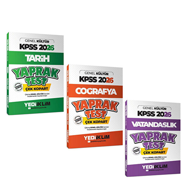 Yediiklim Yayınları Sınav Hazırlık