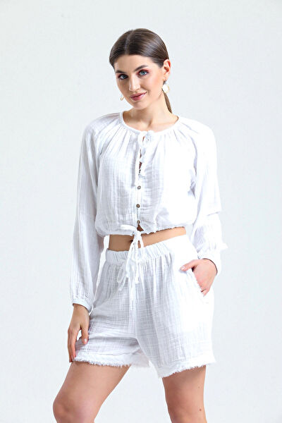 EvoletHome Kadın Şort, Bermuda, Kapri