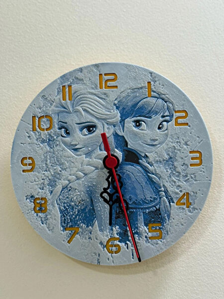 3D Hayal Atölyesi Dekoratif Duvar Saati