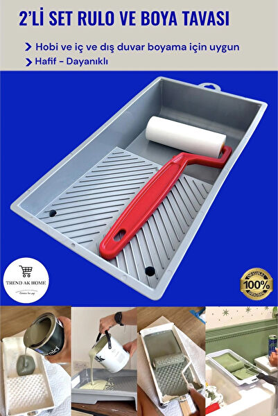 Oskar Fırça Boya Fırçası, Boya Rulosu