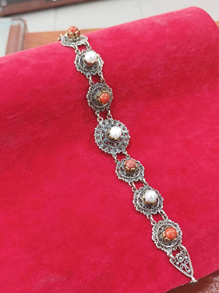 Firuze Gümüş Bileklik