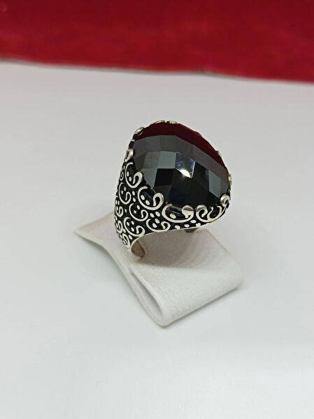 Firuze Gümüş Erkek Yüzük