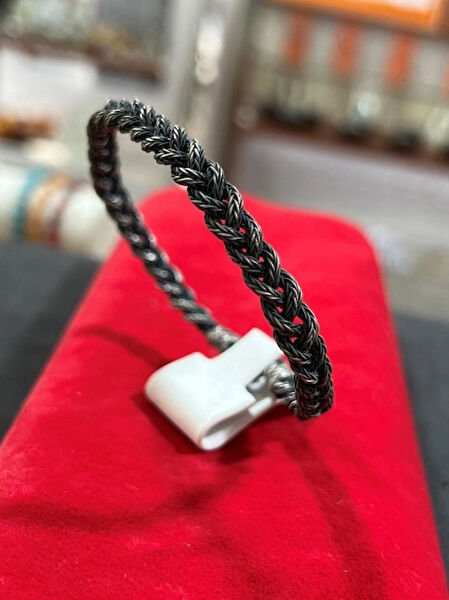 Firuze Gümüş Erkek Bileklik