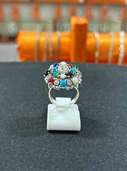 Firuze Gümüş Kadın Yüzük