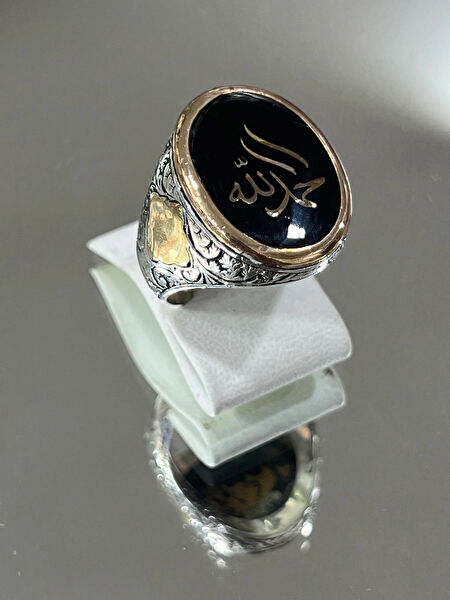 Firuze Gümüş Erkek Yüzük