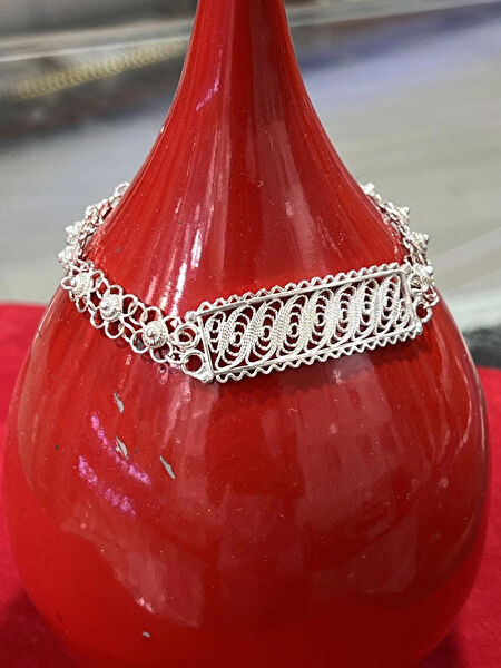 Firuze Gümüş Bileklik