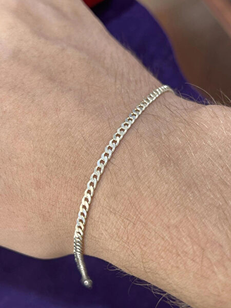 Firuze Gümüş Erkek Bileklik