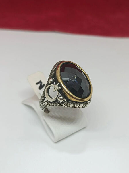 Firuze Gümüş Erkek Yüzük