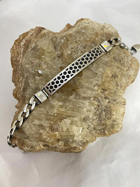 Firuze Gümüş Erkek Bileklik