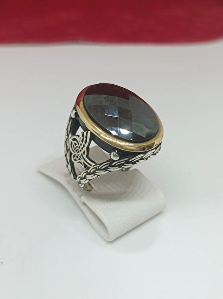 Firuze Gümüş Erkek Yüzük