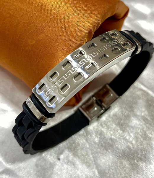 Firuze Gümüş Erkek Bileklik