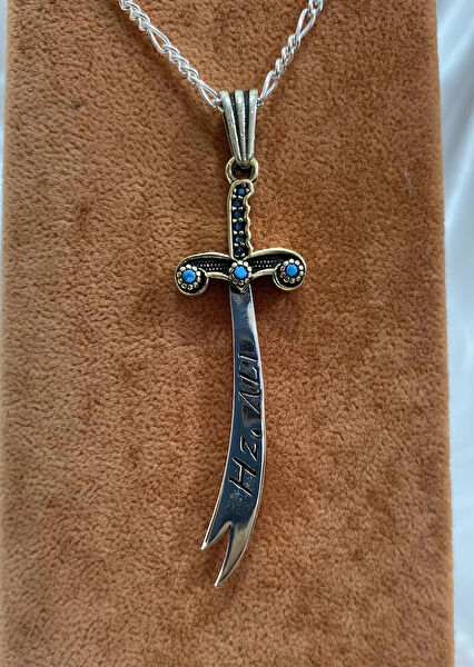 Firuze Gümüş Kolye, Zincir, Künye