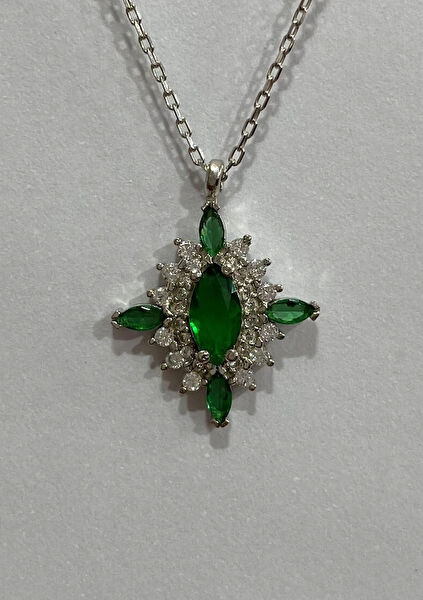 Firuze Gümüş Kolye