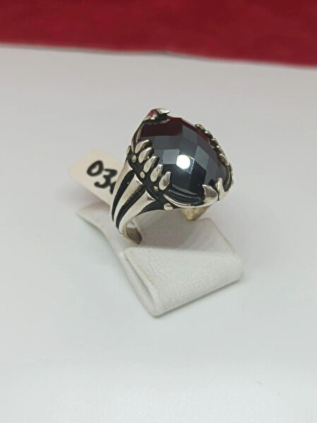 Firuze Gümüş Erkek Yüzük