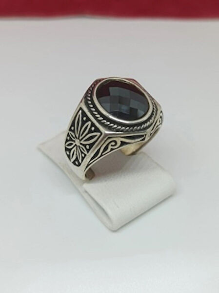 Firuze Gümüş Erkek Yüzük