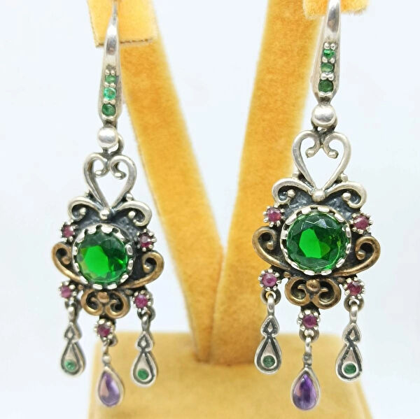 Firuze Gümüş Küpe