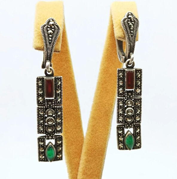 Firuze Gümüş Küpe