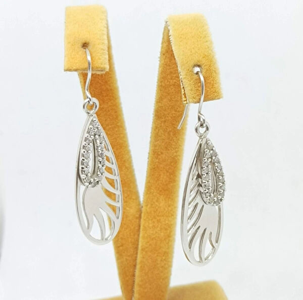 Firuze Gümüş Küpe