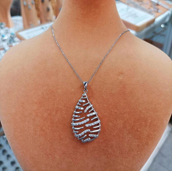 Firuze Gümüş Kolye