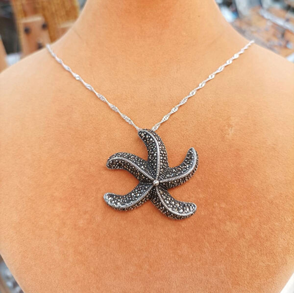 Firuze Gümüş Kolye