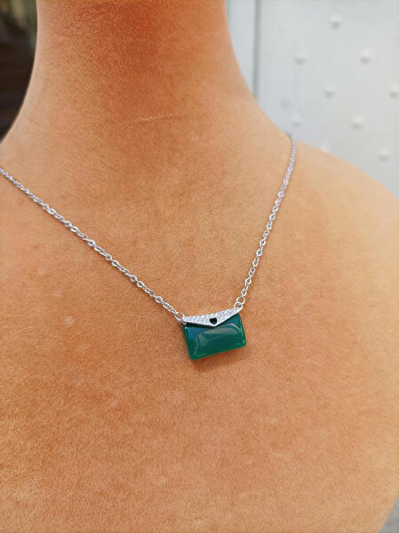 Firuze Gümüş Kolye