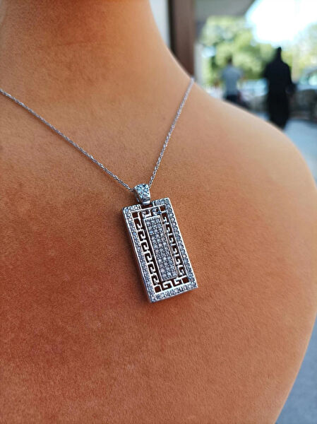 Firuze Gümüş Kolye