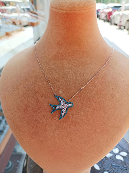 Firuze Gümüş Kolye