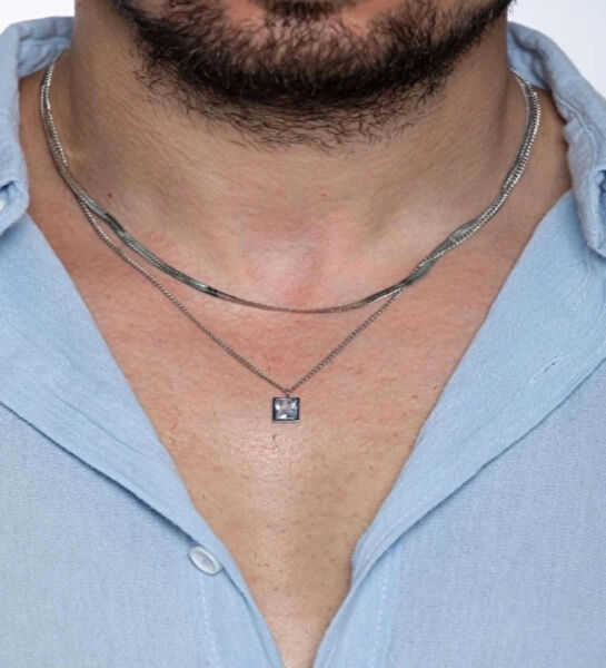 Çelik Kolye, Zincir, Künye