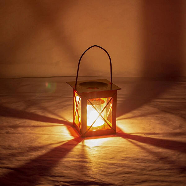 Erzi Dekoratif Fener Mumluk