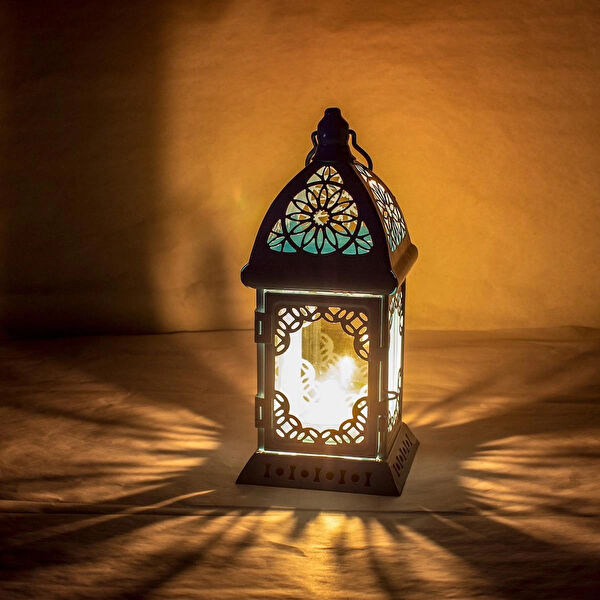 Erzi Dekoratif Fener Mumluk