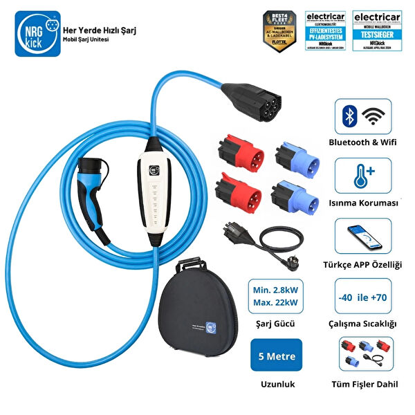 Nrgkick Elektrikli Araç Şarj Ekipmanları