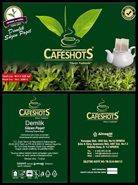 CAFESHOTS Çay