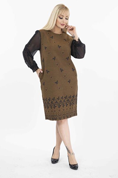 Modayız Büyük Beden Günlük Elbise