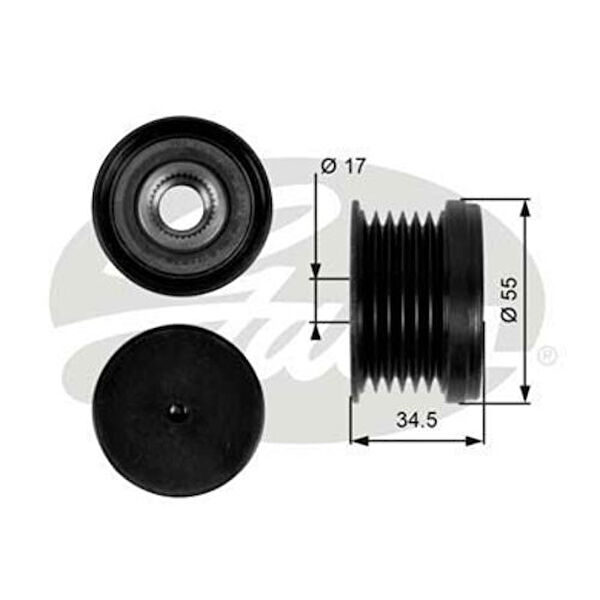 Gates Alternatör Kasnağı