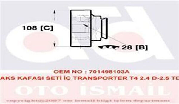 Gkn Aks Körük & Kafası