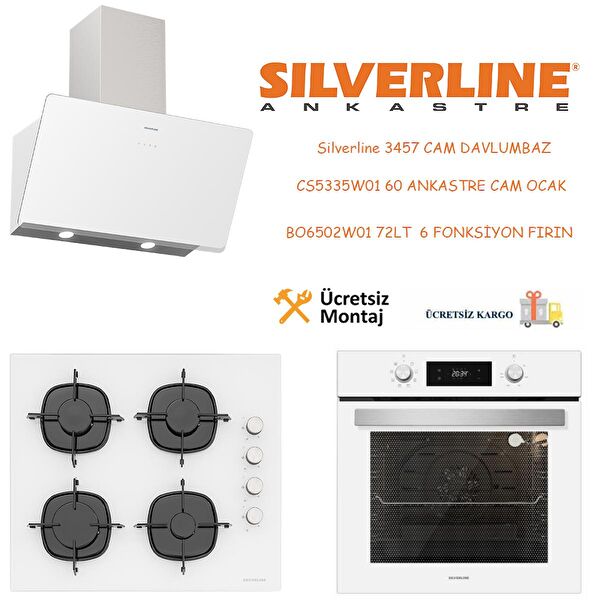 Silverline Ankastre Set