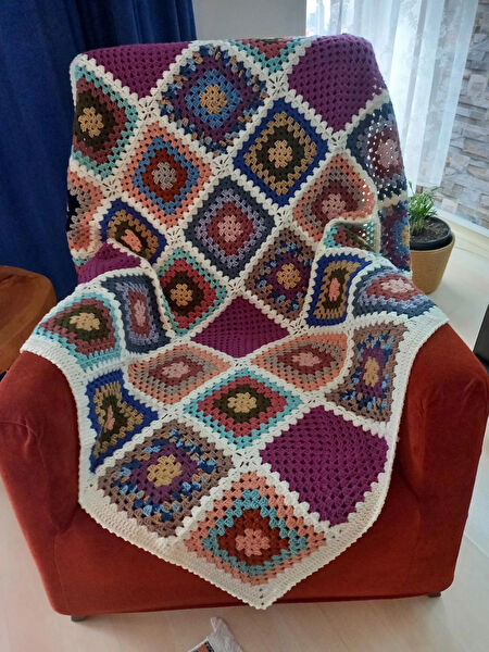 renkli motifler Battaniye