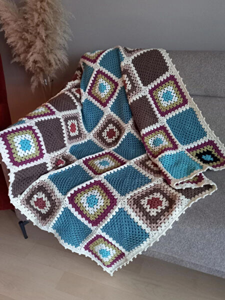 renkli motifler Battaniye