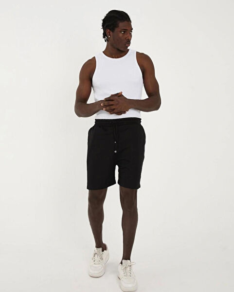 TEKSTİL Erkek Şort, Bermuda, Kapri