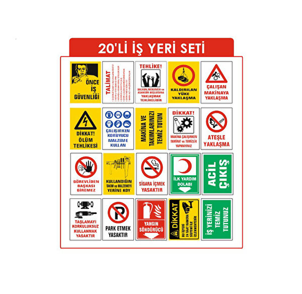 Ergündoğdu Güvenlik Uyarı İşaretleri, İş Güvenliği Levhaları