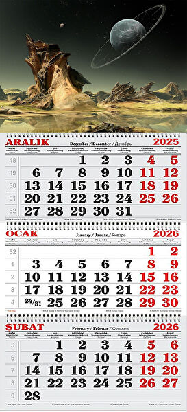 GENC DIJITAL BASKI Takvim