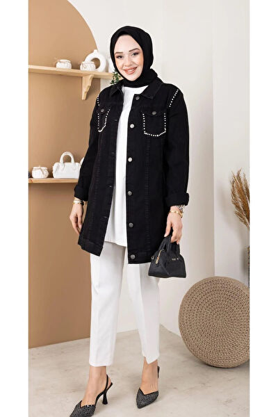 Harmatime Butik Kadın Kot Ceket