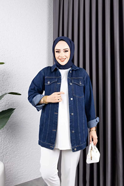 Harmatime Butik Kadın Kot Ceket