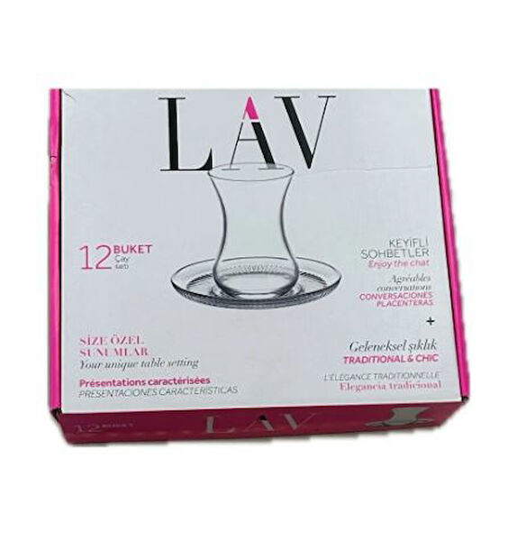 Lav Çay Bardağı, Tabağı, Takımı