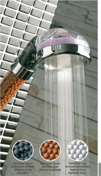 Buffer Duş Başlığı, Spirali, Seti