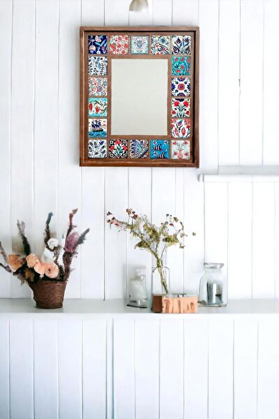 Ahşapzen Duvar Aynası